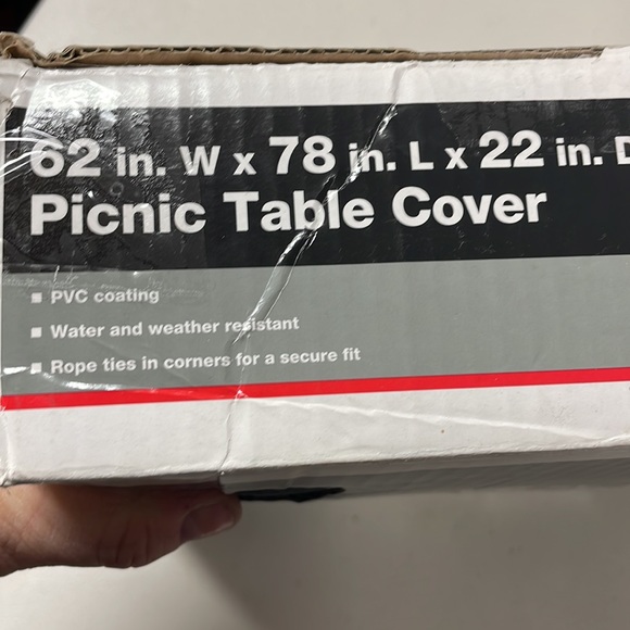 Picnic table cover Weather and water resistant - Picture 9 of 9